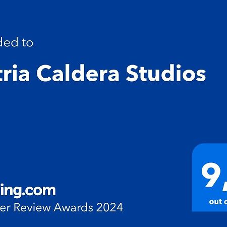 Ostria Caldera Studios Oía Exteriér fotografie